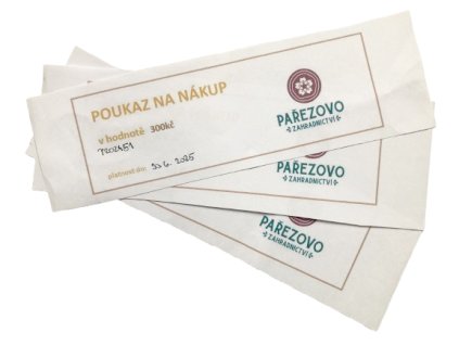 Dárková poukázka do Pařezova zahradnictví