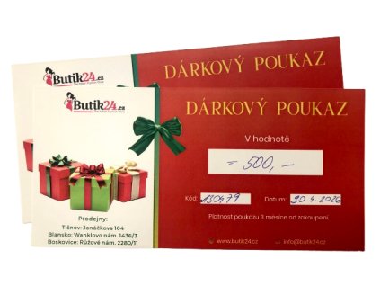 Dárková poukázka do prodejny Butik24