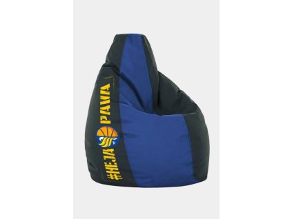 Černo modrý sedací vak BK OPAVA