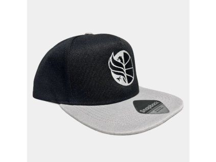 Šedo černá kšiltovka SNAPBACK PRO (1)