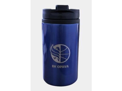 Modrý cestovní termo hrnek BK OPAVA 310 ml