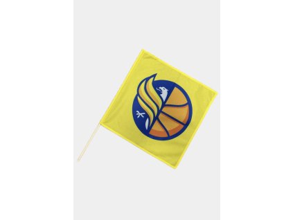Žlutá vlajka na tyči BK OPAVA