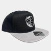 Šedo černá kšiltovka SNAPBACK PRO (1)