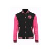 Černorůžová mikina COLLEGE JACKET BK OPAVA unisex
