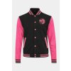 Černorůžová mikina COLLEGE JACKET BK OPAVA