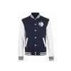 Modro/bílá mikina COLLEGE JACKET BK OPAVA dětská