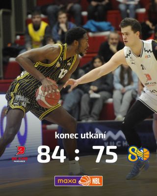 V dohrávce 12. kola MAXA NBL prohráváme na palubovce @beksapardubice 75:84🏀 Přijďte už tuto sobotu od 18:00 vytvořit žluté...