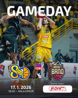 💙 GAMEDAY 💛 Už dnes v 18:00 vyzveme @basketbrno v posledním utkání základní části @maxanbl! 🔥 Buďte u toho s námi. Vaši...