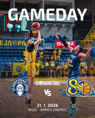 Už dnes od 18:00 nás čeká druhý zápas čtvrtfinále Českého poháru proti @bkdecin 🔥 Fanděte našim klukům alespoň na dálku...