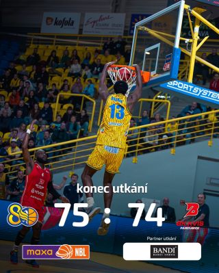 V dnešním vyrovnaném utkání porážíme na domácí palubovce @beksapardubice 75:74 a připisujeme si první výhru v nadstavbové...