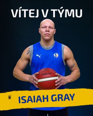 PŘIVÍTEJME POSILU! 💣 K našemu týmu se dnes přidal americký Combo Guard Isaiah Gray. 💪 Rychlost, energie, kreativita v...