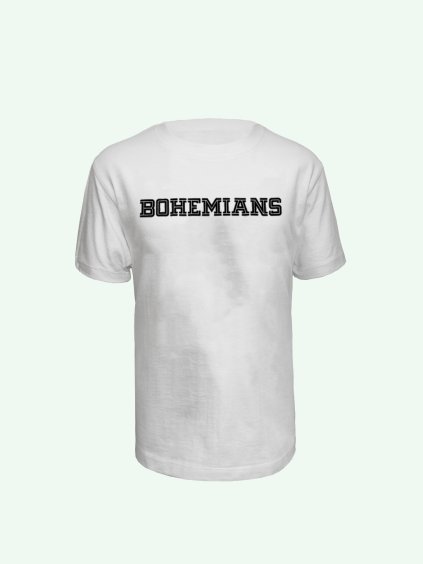 bohemians fanshop tricko bile detske napis bohemians