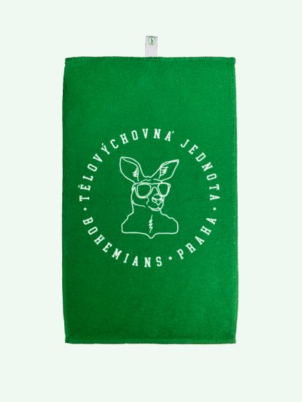 bohemians fanshop rucnik zeleny klokan kruh