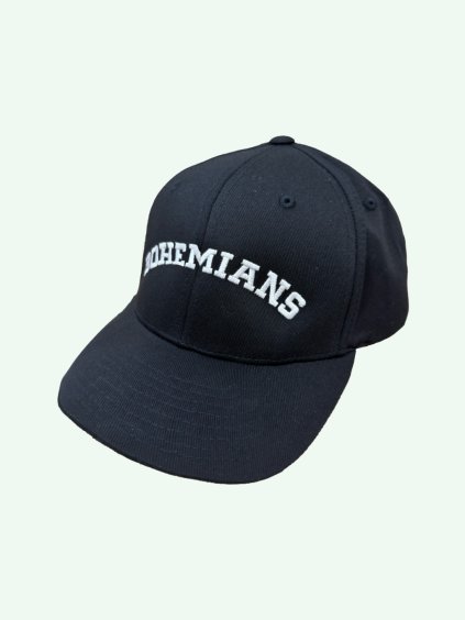 bohemians fanshop ksiltovka cerny napis bily