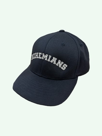 Kšiltovka černá - BOHEMIANS konturovaný nápis