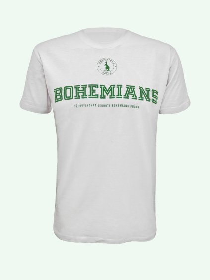 bohemians fanshop tricko bile klokan napis bohemians zeleny