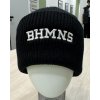Čepice černá - nápis BHMNS