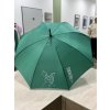 Deštník světle zelený - bílý klokan,nápis BHMNS a logo