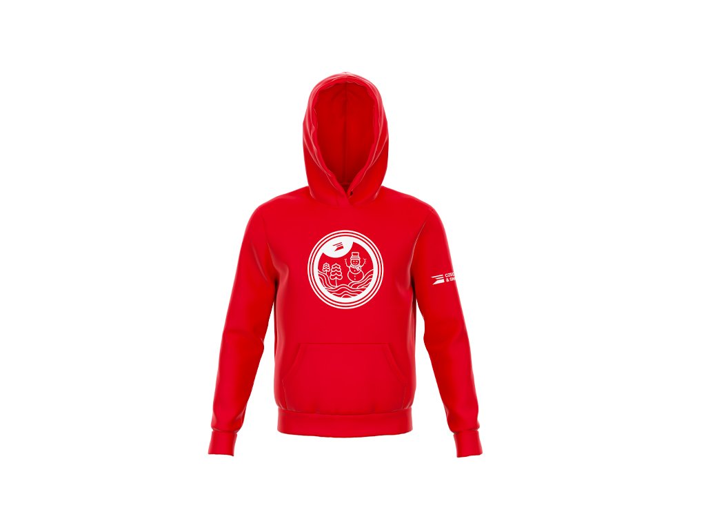 FS KIDS GLOBUS mikina front red