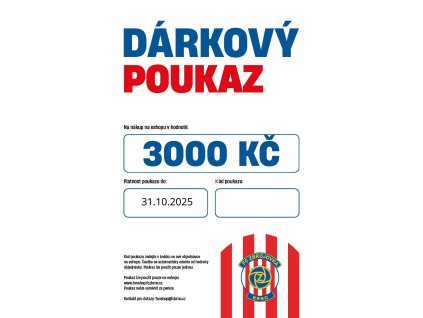 poukaz fanshop zbrojovka brno 3000 31.10.