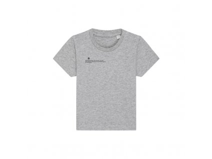 Grey baby t-shirt kolekce PASTEL