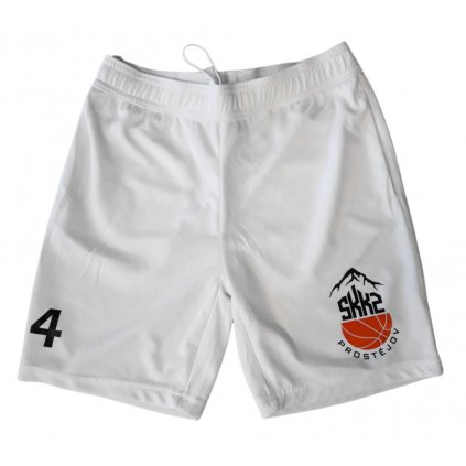 SK K2 basketbal šortky bílé 3