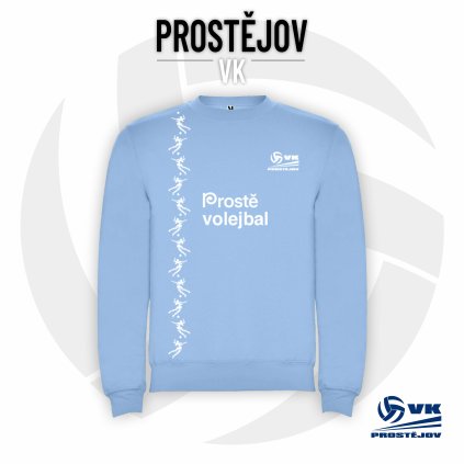 mikina classic light blue