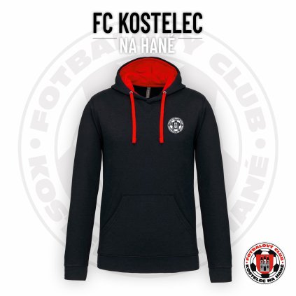 mikina kariban black red