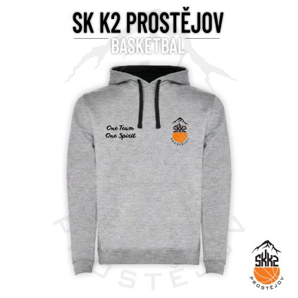 mikina klokan grey black