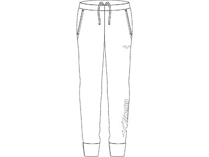 mizuno terry pant black