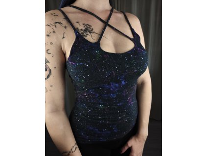 Tílko 2v1 s křížkem - vzor