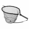 FENCL fly fishing net KING (Magnetic holder and safety cable Yes, Frame size M - 15,7" x 14", Floating version Yes, Net selection Rubberized, Handle selection Natural, Handle length 6")