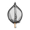 FENCL PREDATOR PREMIUM PRO spinning net (Magnetic holder and safety cable Yes, Frame size M - 15,7" x 14", Floating version Yes, Net selection Rubberized, Handle selection Natural)
