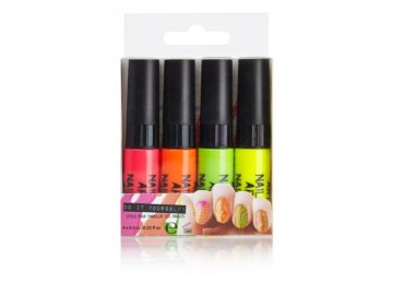 258 neonove laky na nehty 4ks