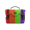 Jamie Buckle Satchel (Barva duhová)