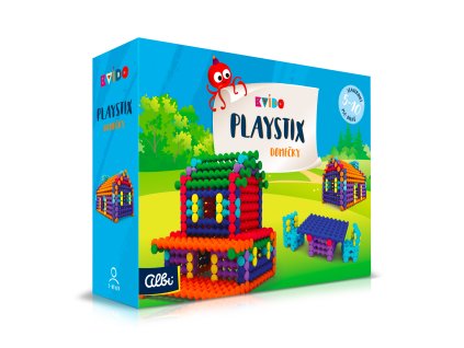 1254 kvido stavebnice playstix domecky 150 dilku