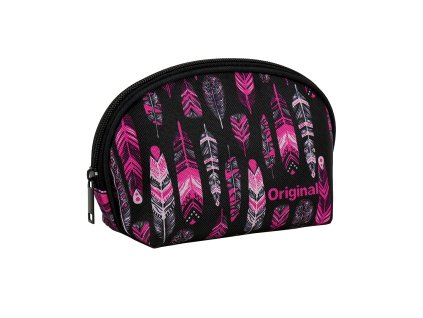 Oválná kosmetická pouzdra (Varianta Oválné pouzdro - Plameňák)