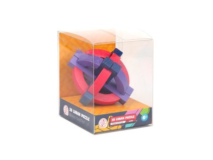 3111 dreveny hlavolam kruhy