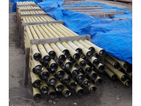 Fibreglass Pipes - 3" STAR GRE Line Pipe - 1000 PSI, ID 2.94"; conection 3 1/2" API EUE 8rd Longform Thread; Performance: Intergral joint /IJ/ Alifatic Amine Cured Epoxy; lenght 9 m