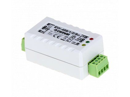 RS485 optický izolátor - pohľad spredu