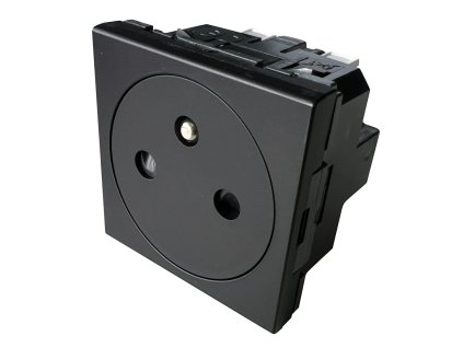 MOSAIC SOCKET FR 2P T BLACK