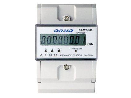 Three phase electric meter