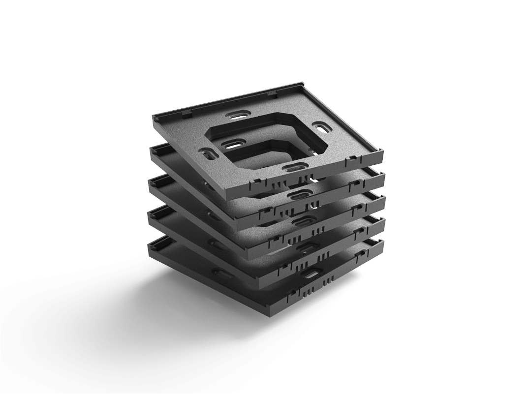 Sada montážnych dosiek (5ks)