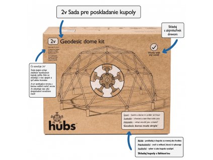 DIY 2v záhradná kupoly sada balenie 01c