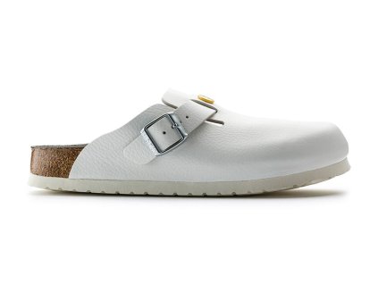 Biela Zdravotná obuv BIRKENSTOCK - Boston ESD White 54263 (Veľkosť 39)