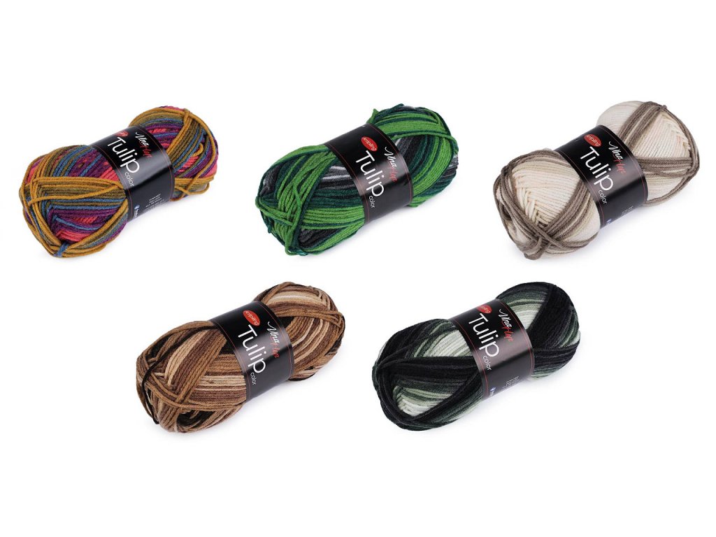 Pletací příze Tulip color 100 g (Balení 1 ks, Varianta 9 (5211) hořčicová)