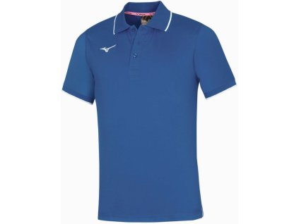 Men Mizuno Polo/Royal/White (Velikost L)