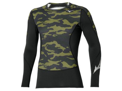 Pánské Termo tričko Mizuno Virtual Body G3 Crew / Evening Primrose (Velikost S)
