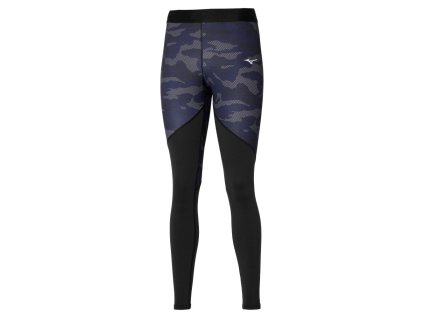 Dámské termo legíny Mizuno Virtual Body G3 Long / Black (Velikost XS)