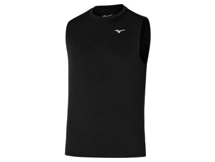 Pánské sportovní tričko Mizuno Impulse Core Sleeveless(M) / Black (Velikost XXL)